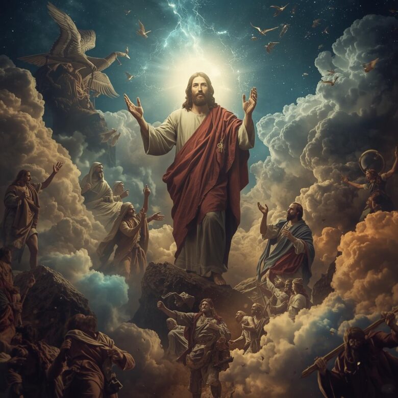 キリスト教　旧約聖書　新約聖書　教典　イエス様　救い主　メシア　新約聖書　キリスト　宗教　神様　天国