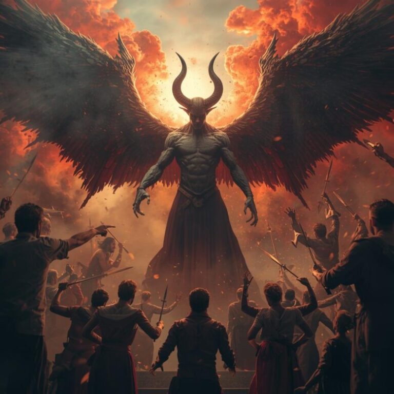 悪魔　サタン　人間　戦争　争い　戦い　ルシファー