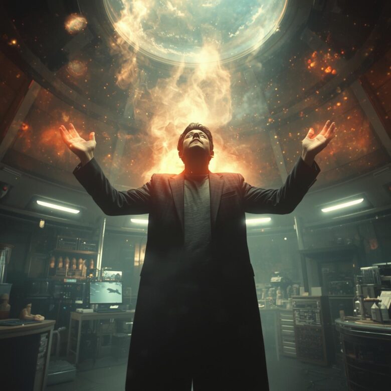 神　男性　男　聖霊　霊　脳　回転